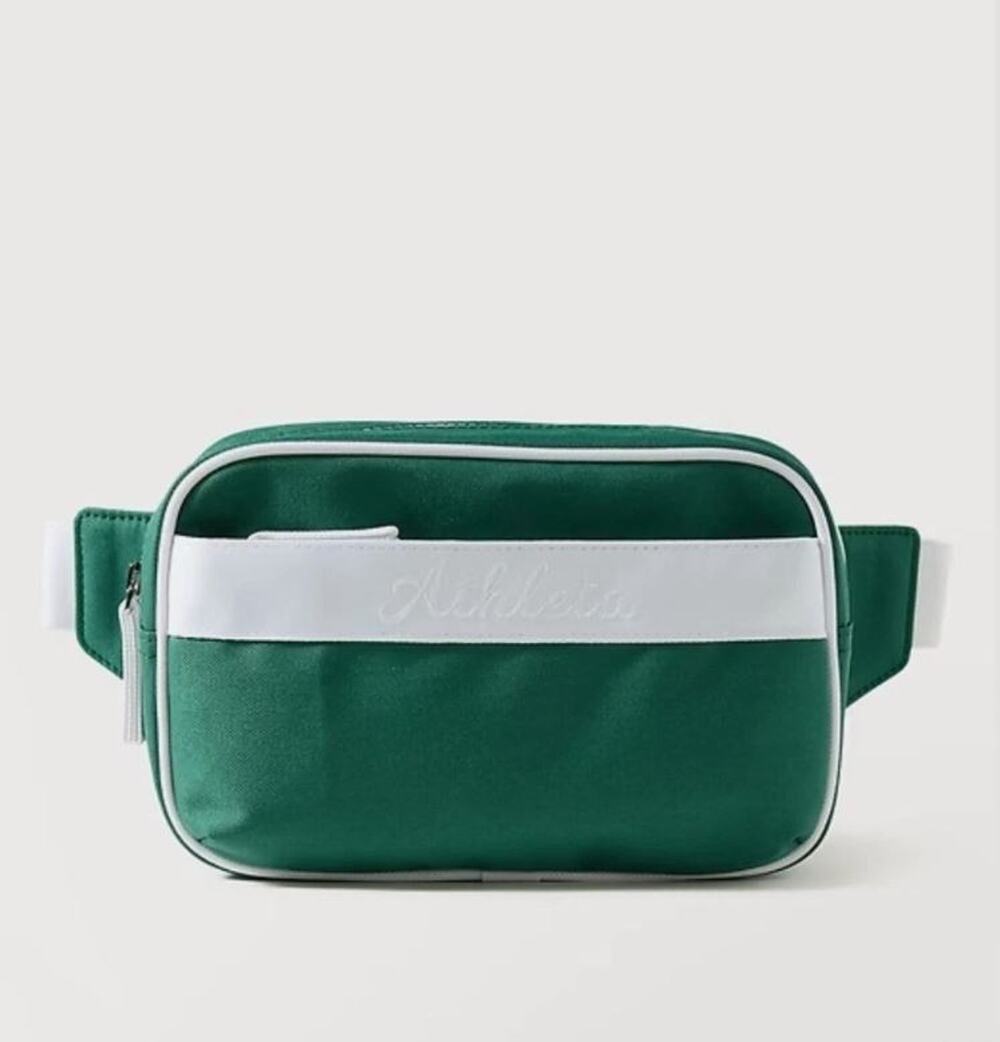 NWT Athleta All About LARGE BELT BAG Chest Crossbody Bag Fanny Pack GREEN